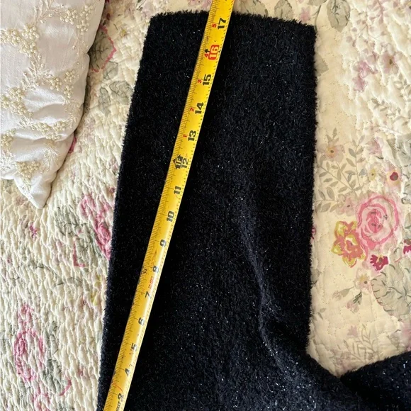 Black and silver soft sweaters jacket. - Picture 6 of 7